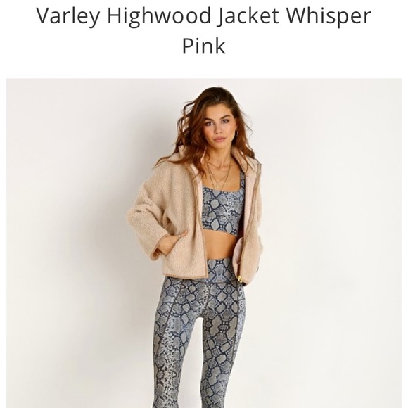 💜 Varley Highwood Jacket (camel color) - Picture 3 of 6